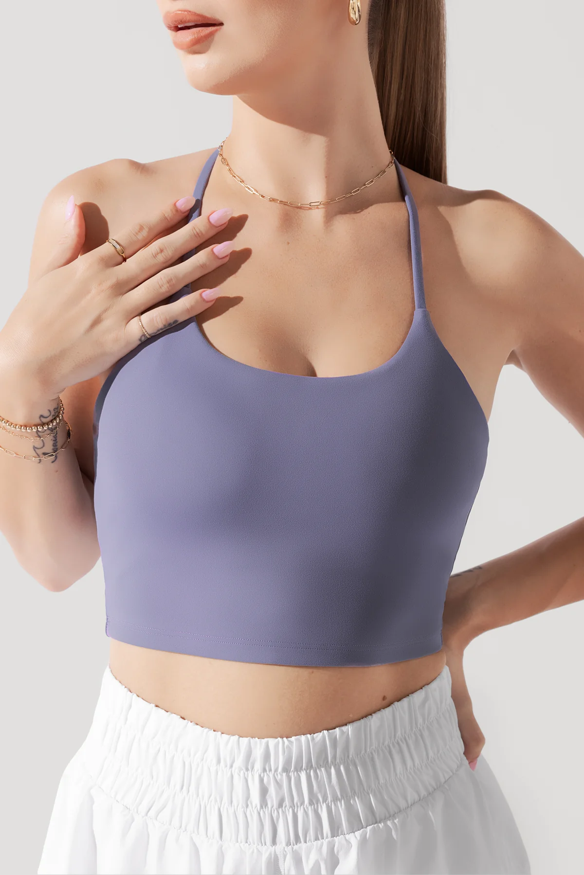 Flexy Crop Top - Blue Mist - Image 3