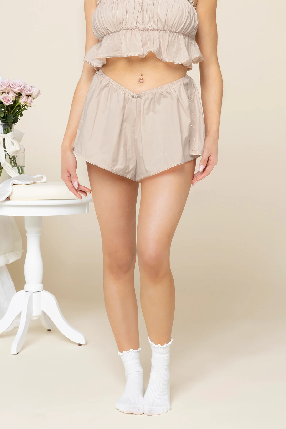Flutter Sleep Short - Blush Sky - Image 9