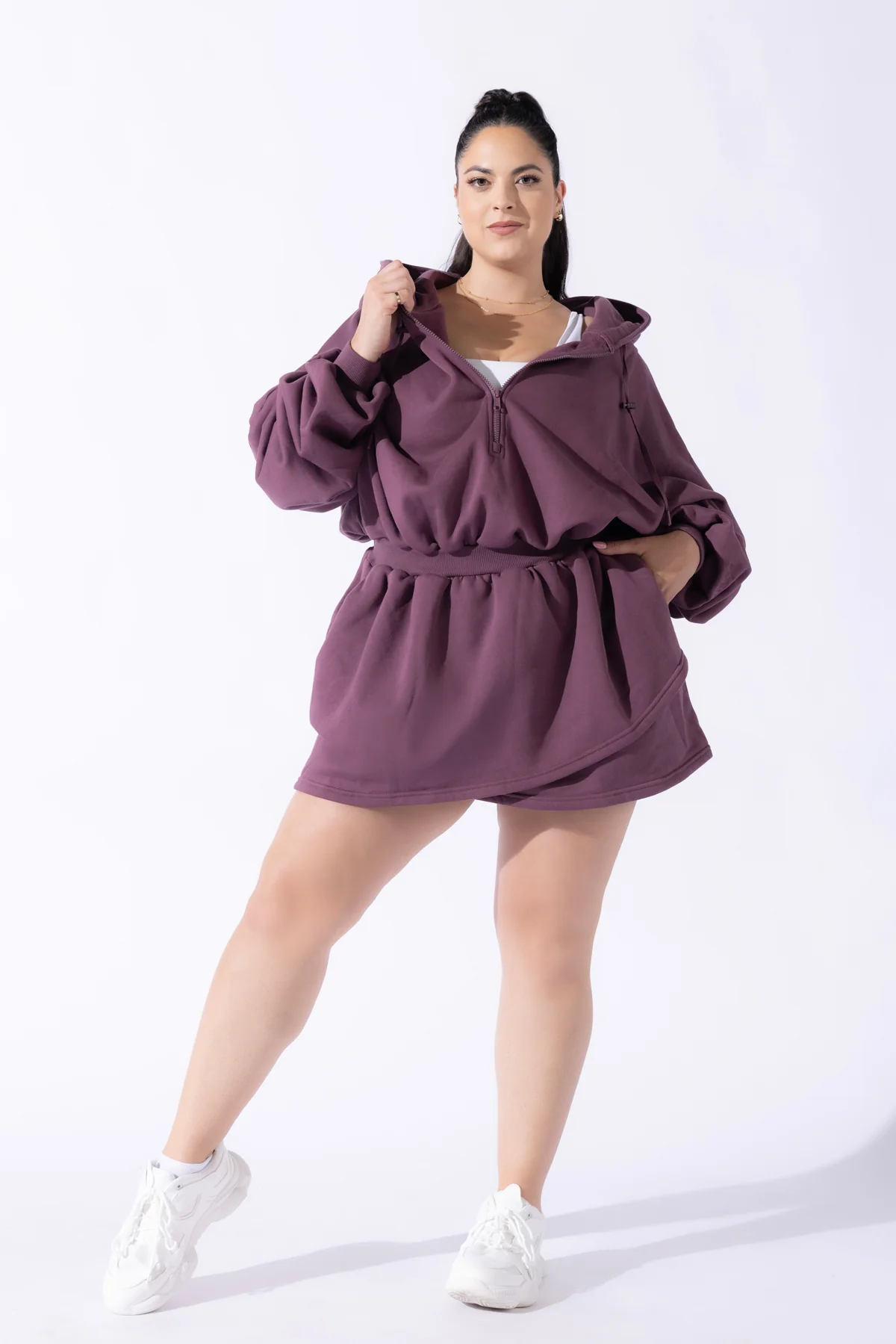 Game Day Dress - Deep Plum - Image 3