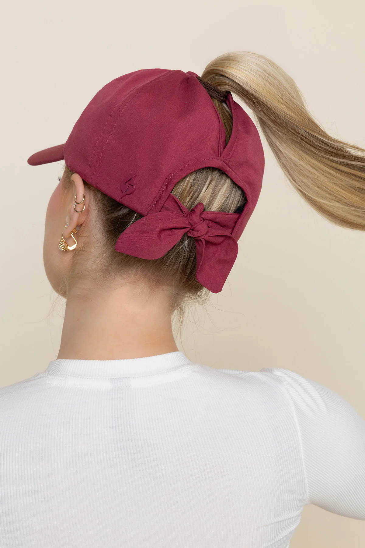 Go with the Bow High Ponytail Cap - Image 12