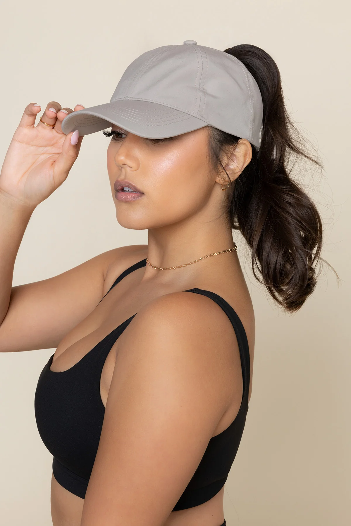 Go with the Bow High Ponytail Cap - Image 7