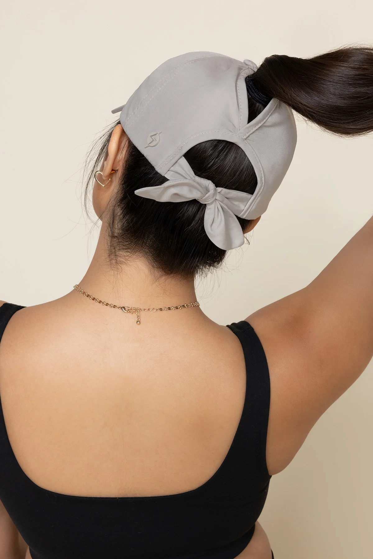 Go with the Bow High Ponytail Cap - Image 8