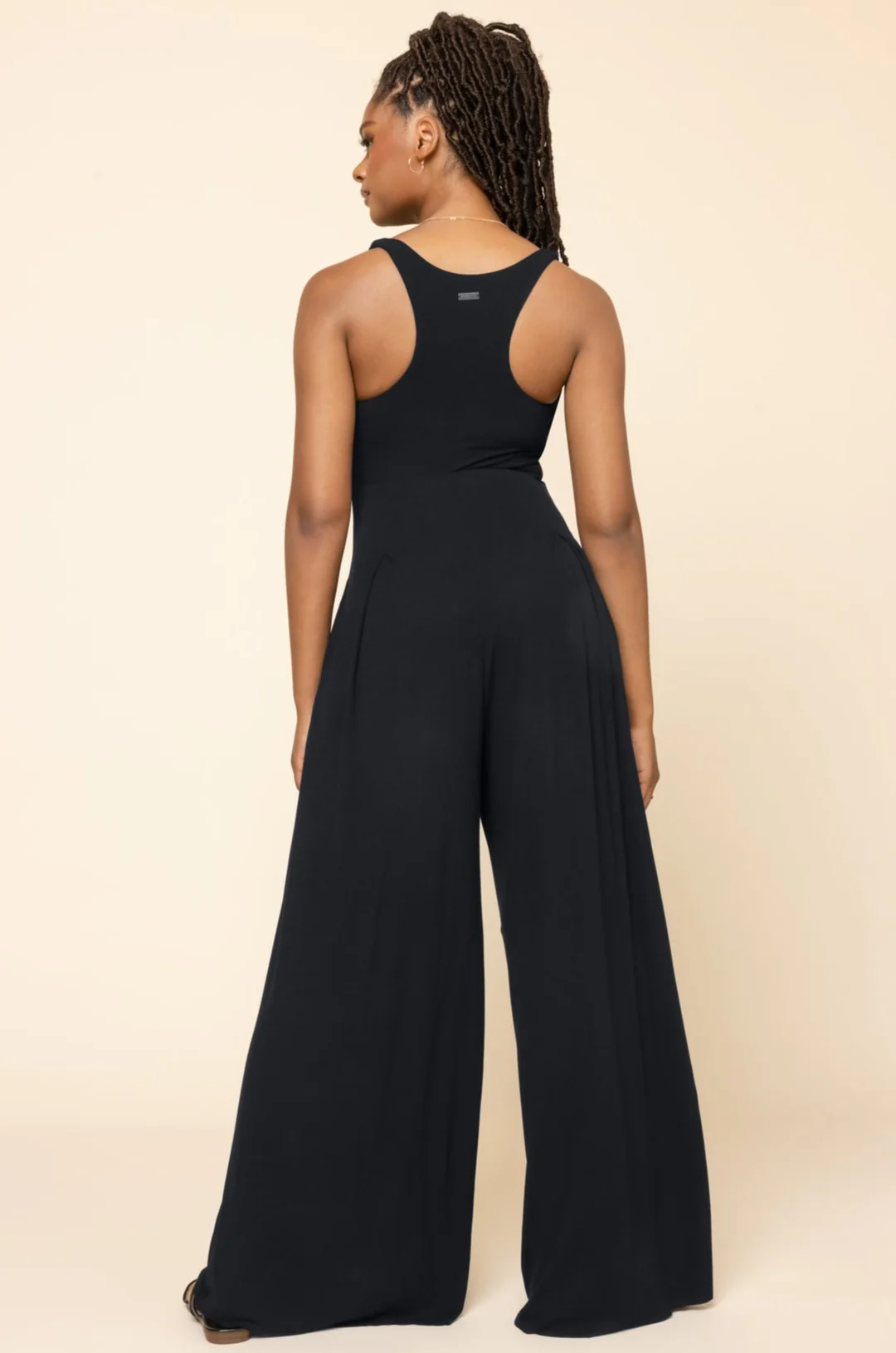 Go With The Flow Jumpsuit - Black - Image 3