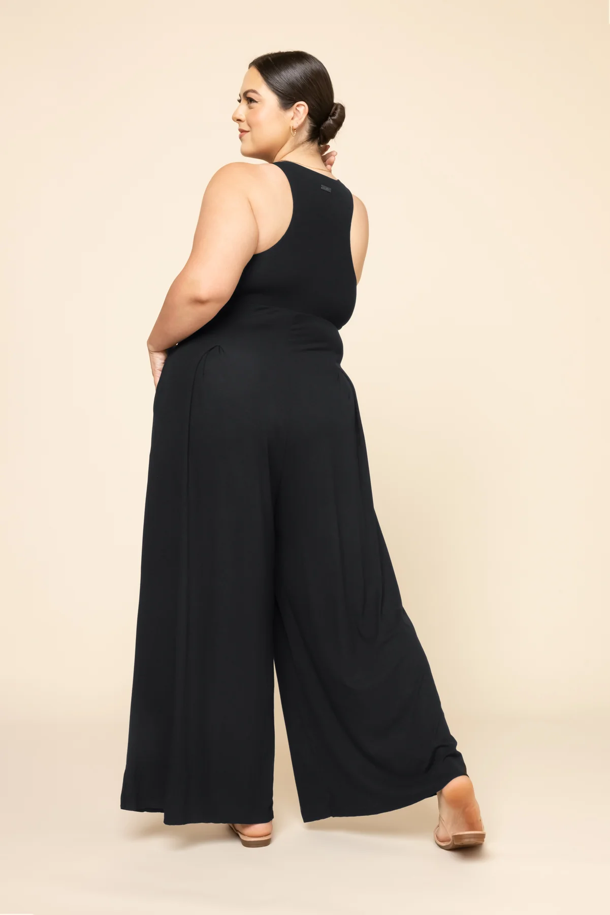 Go With The Flow Jumpsuit - Black - Image 9