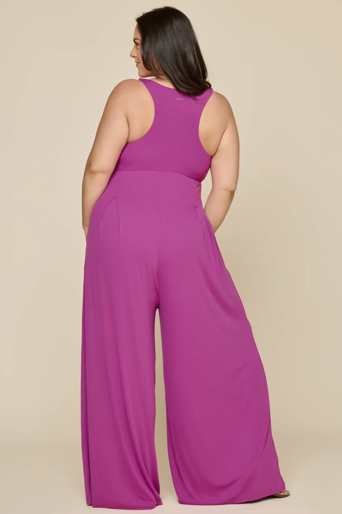 Go With The Flow Jumpsuit - Royal Orchid - Image 3