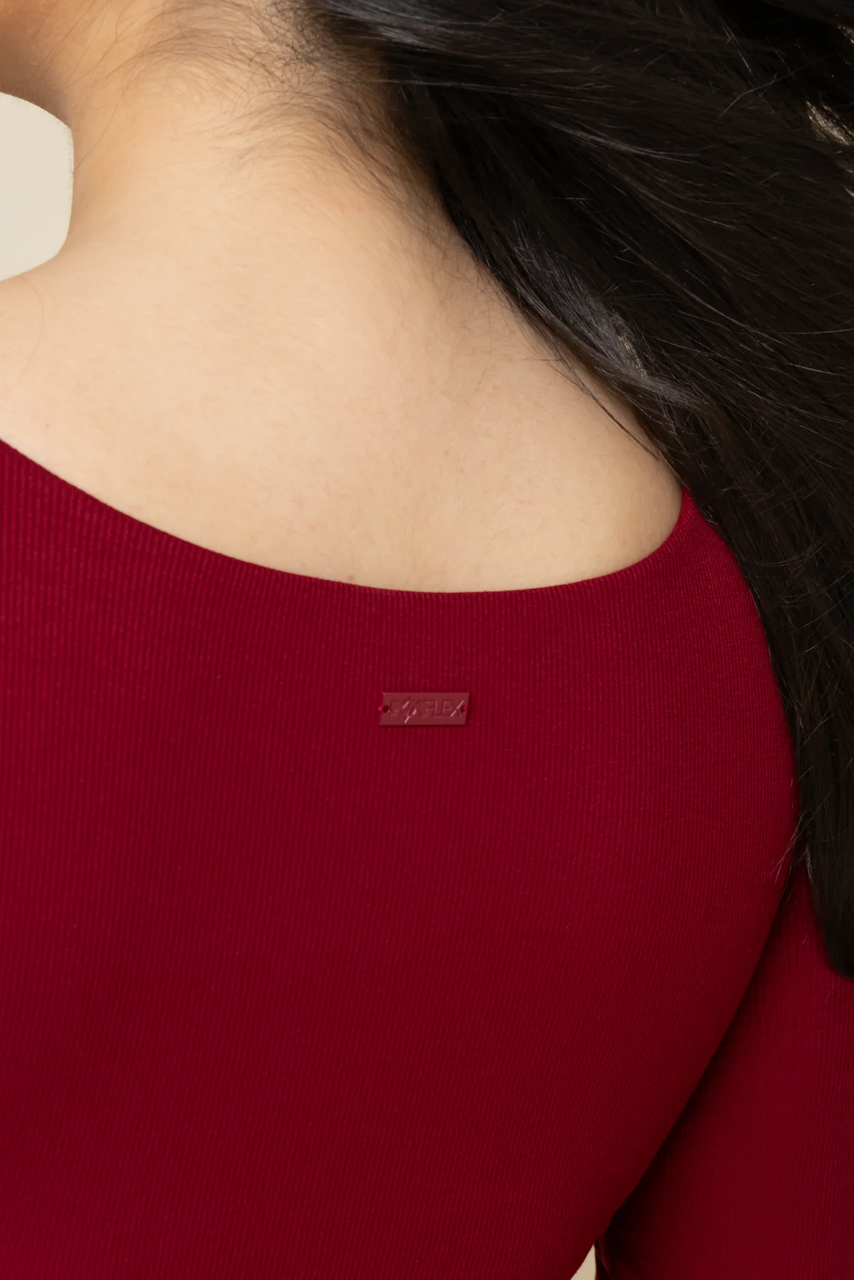 Go With The Flow Long Sleeve Jumpsuit - Deep Cherry - Image 8