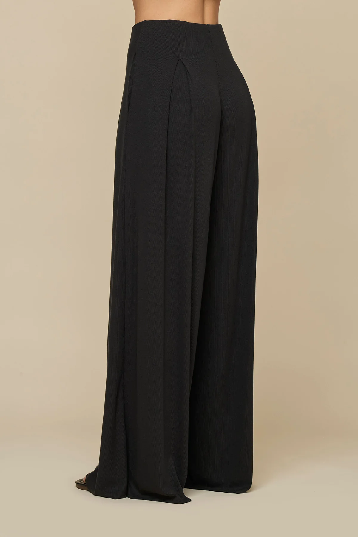 Go with the Flow Wide Leg Pant - Black - Image 6