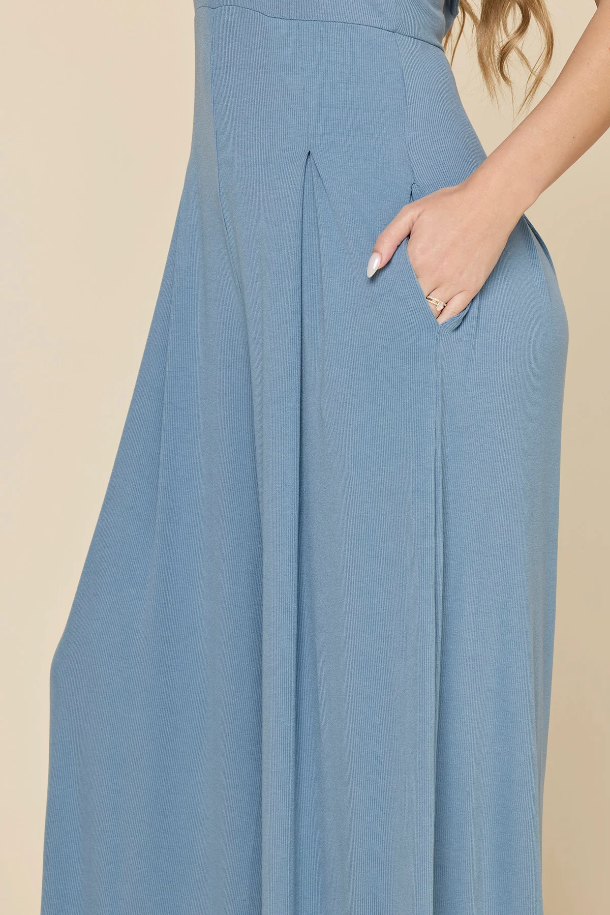 Halter Go with the Flow Jumpsuit - Cool Creek - Image 4