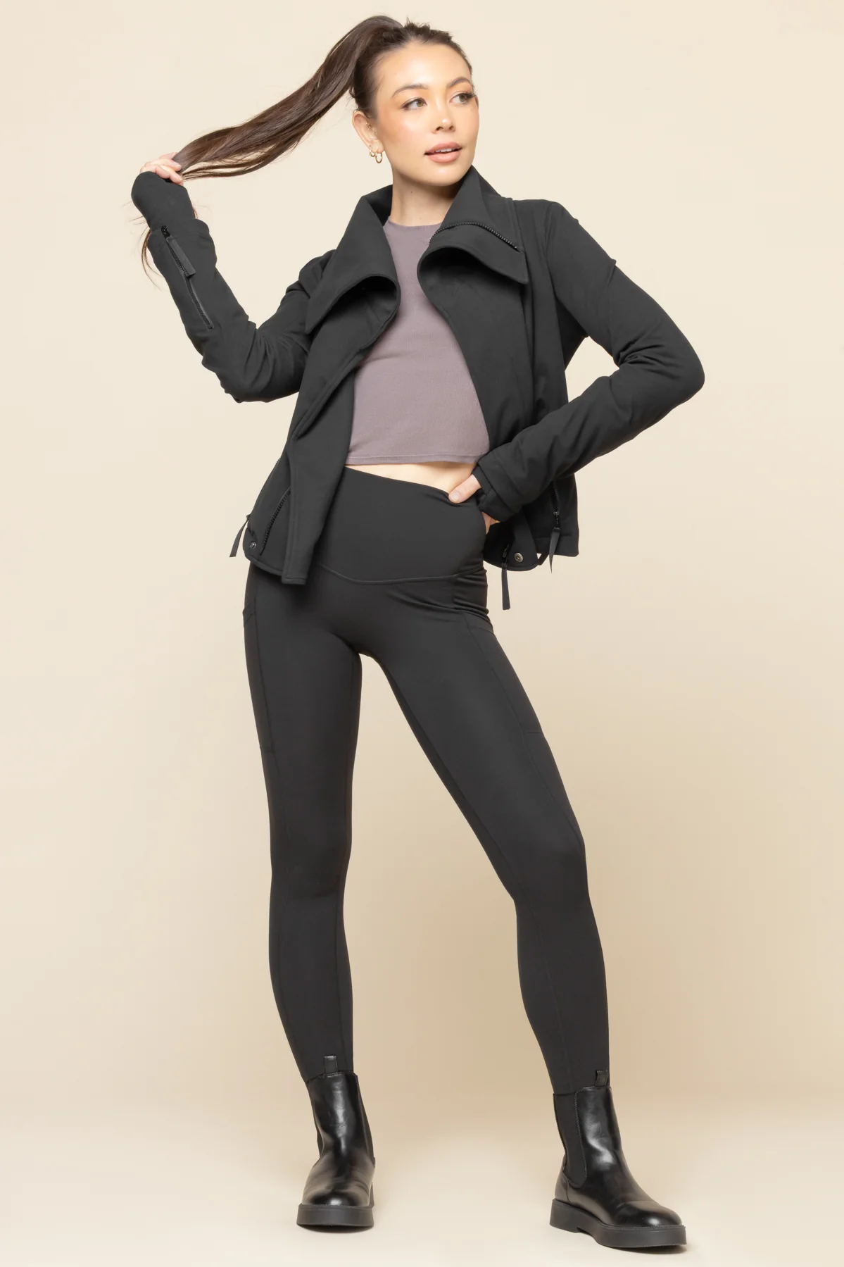 Heart Racer Moto Jacket - Black - Image 10