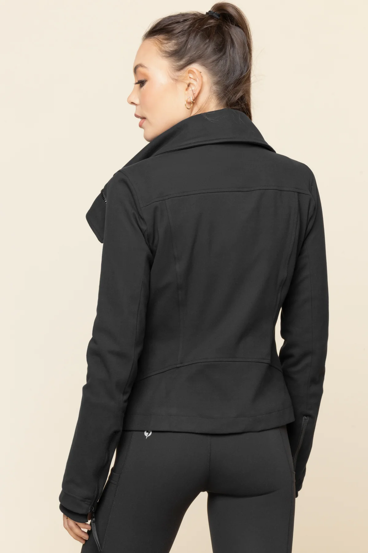 Heart Racer Moto Jacket - Black - Image 4