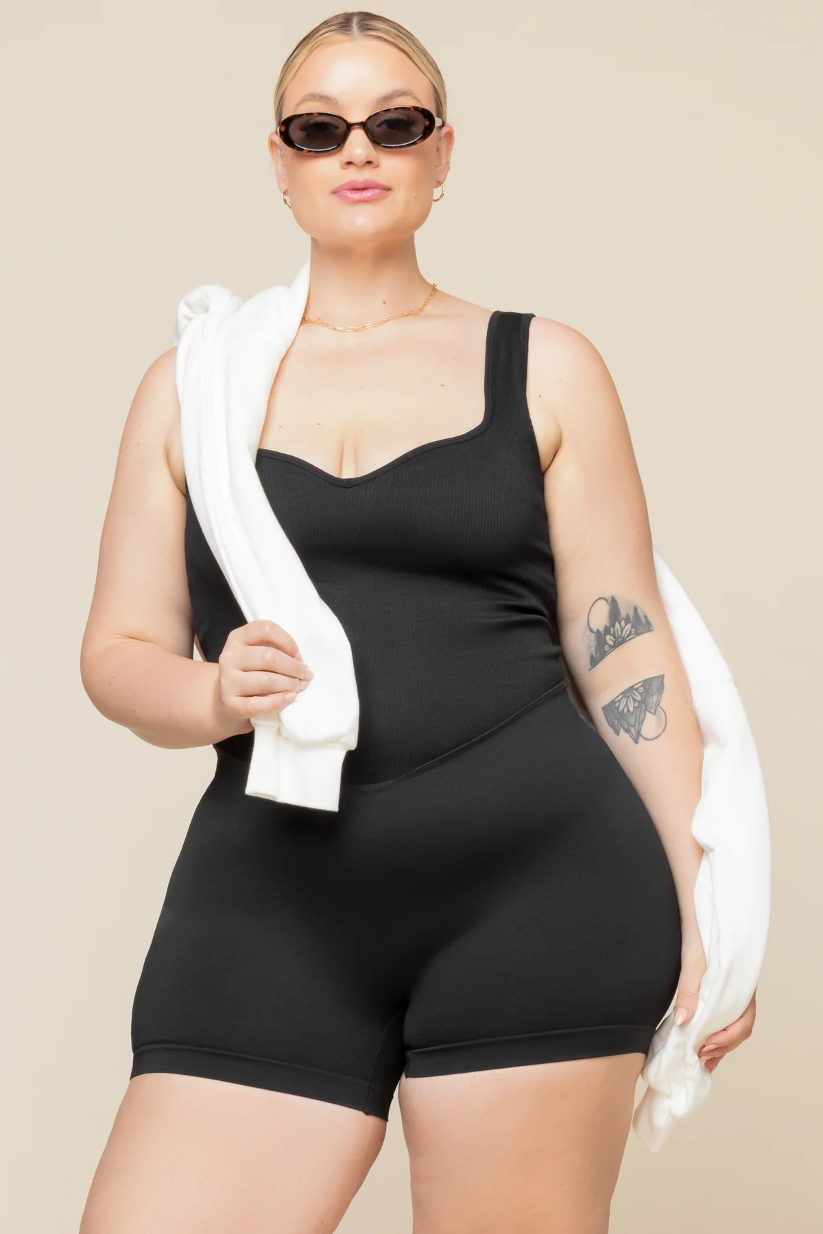 Hey Shorty Seamless Shortsie - Black - Image 3