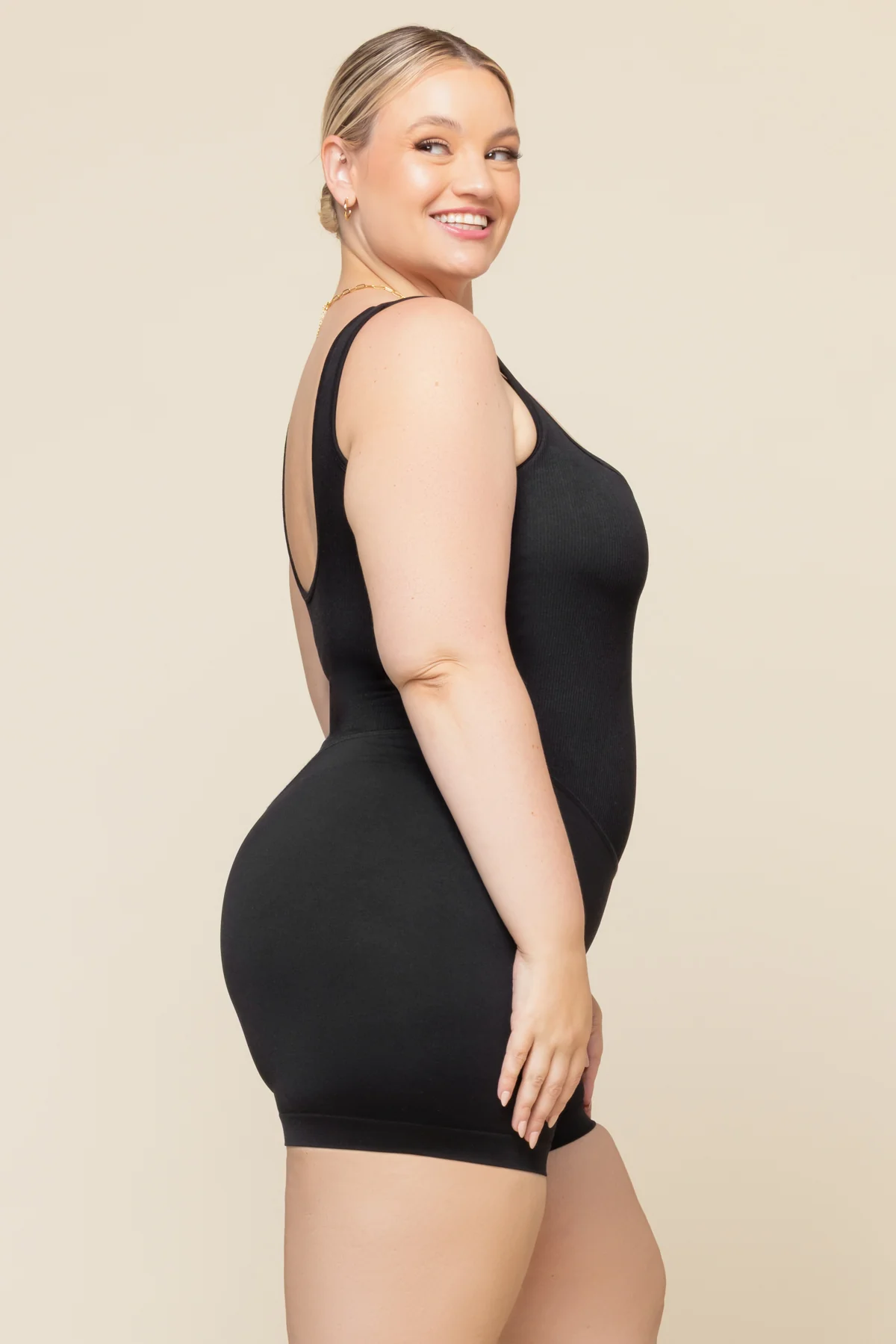 Hey Shorty Seamless Shortsie - Black - Image 9