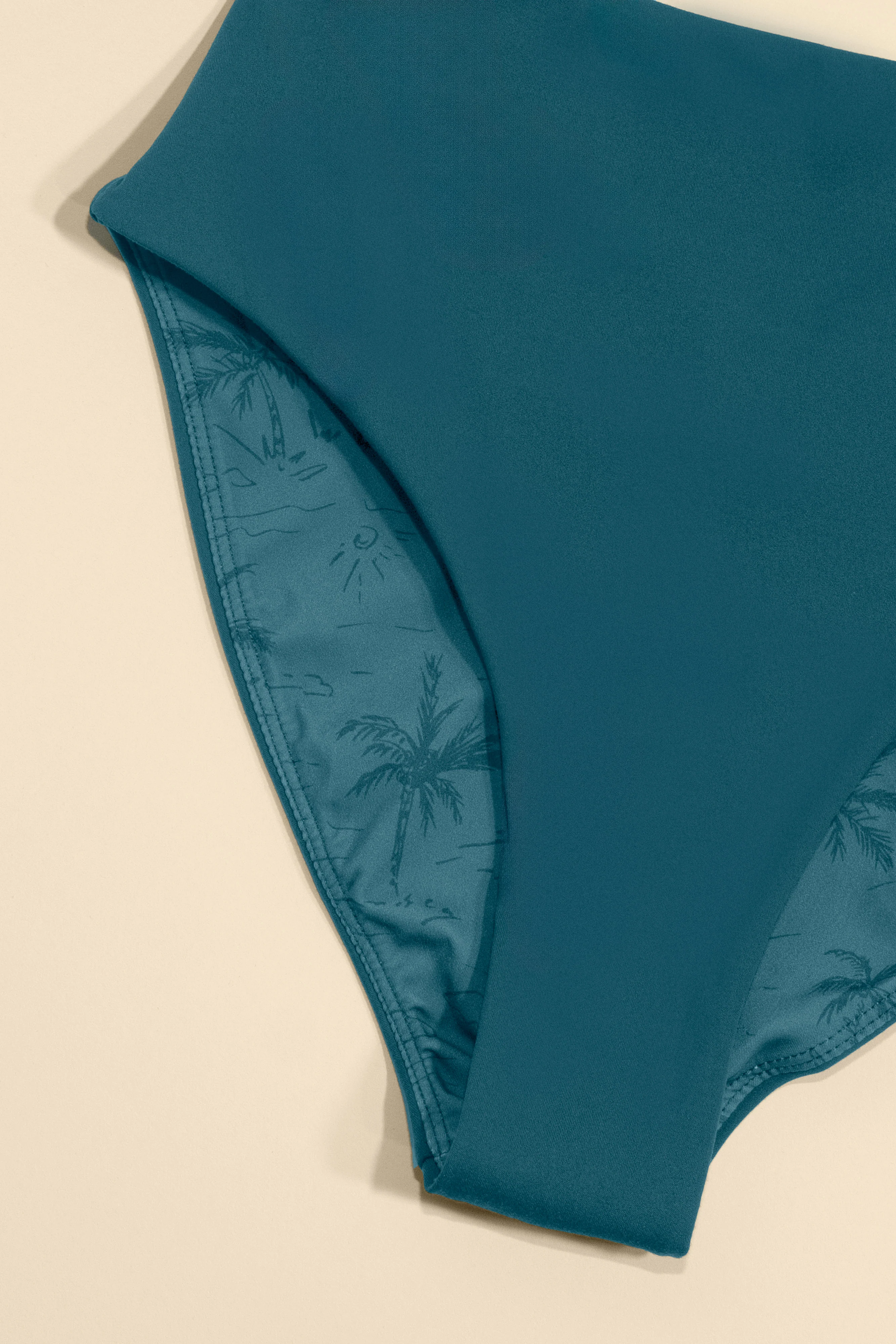 High Tide Cheeky Bikini Bottom - Dark Sea - Image 7