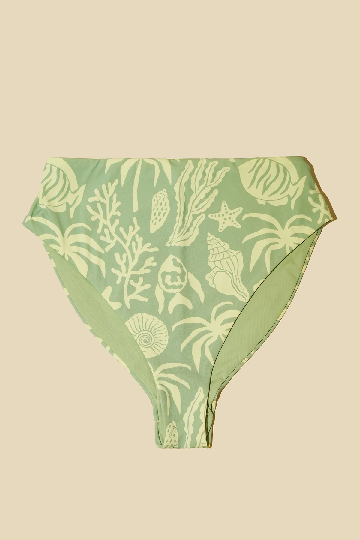 High Tide Reversible Cheeky Bikini Bottom - Coral Coast - Image 7