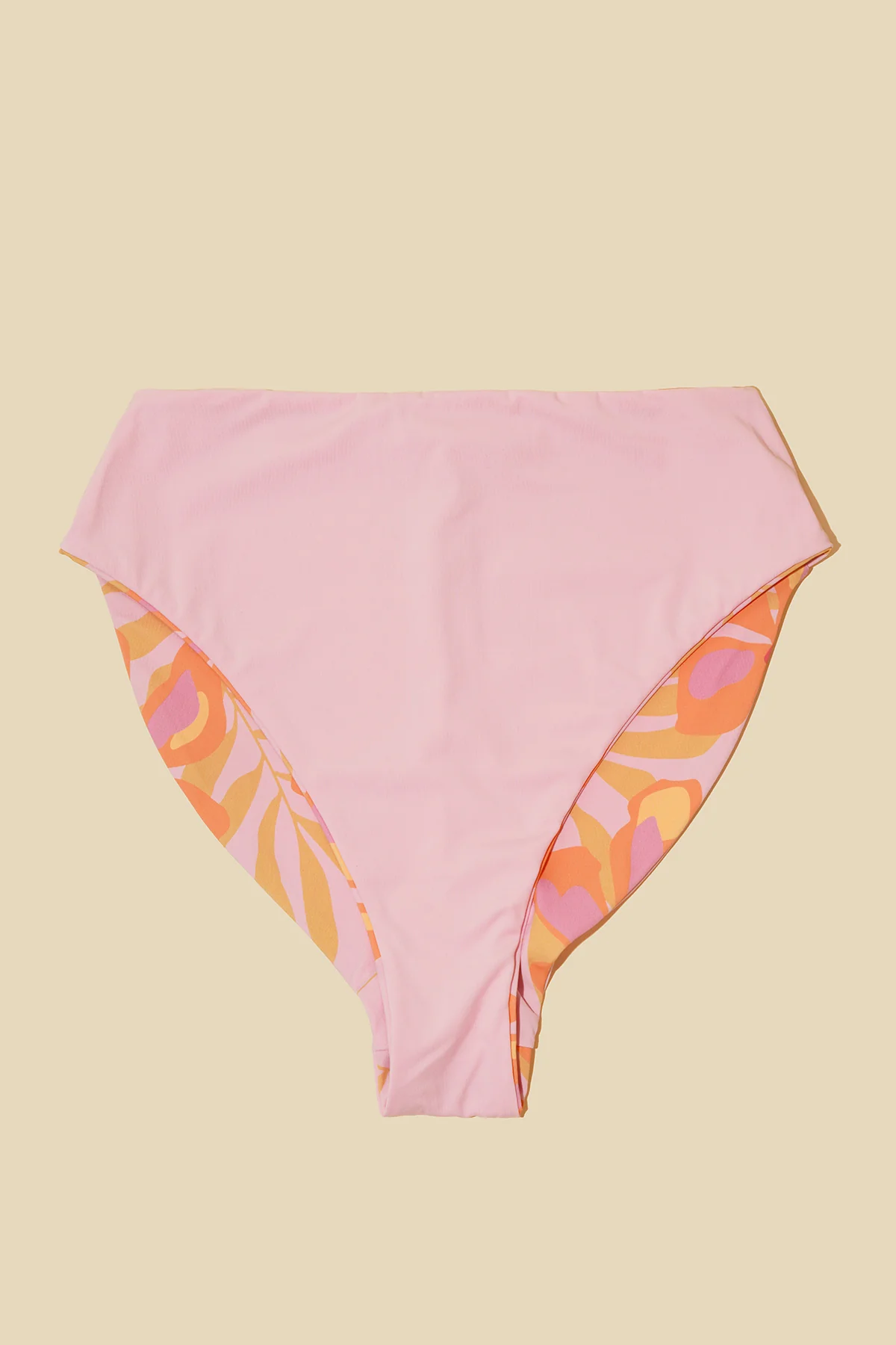 High Tide Reversible Cheeky Bikini Bottom - Pink Tropics - Image 7