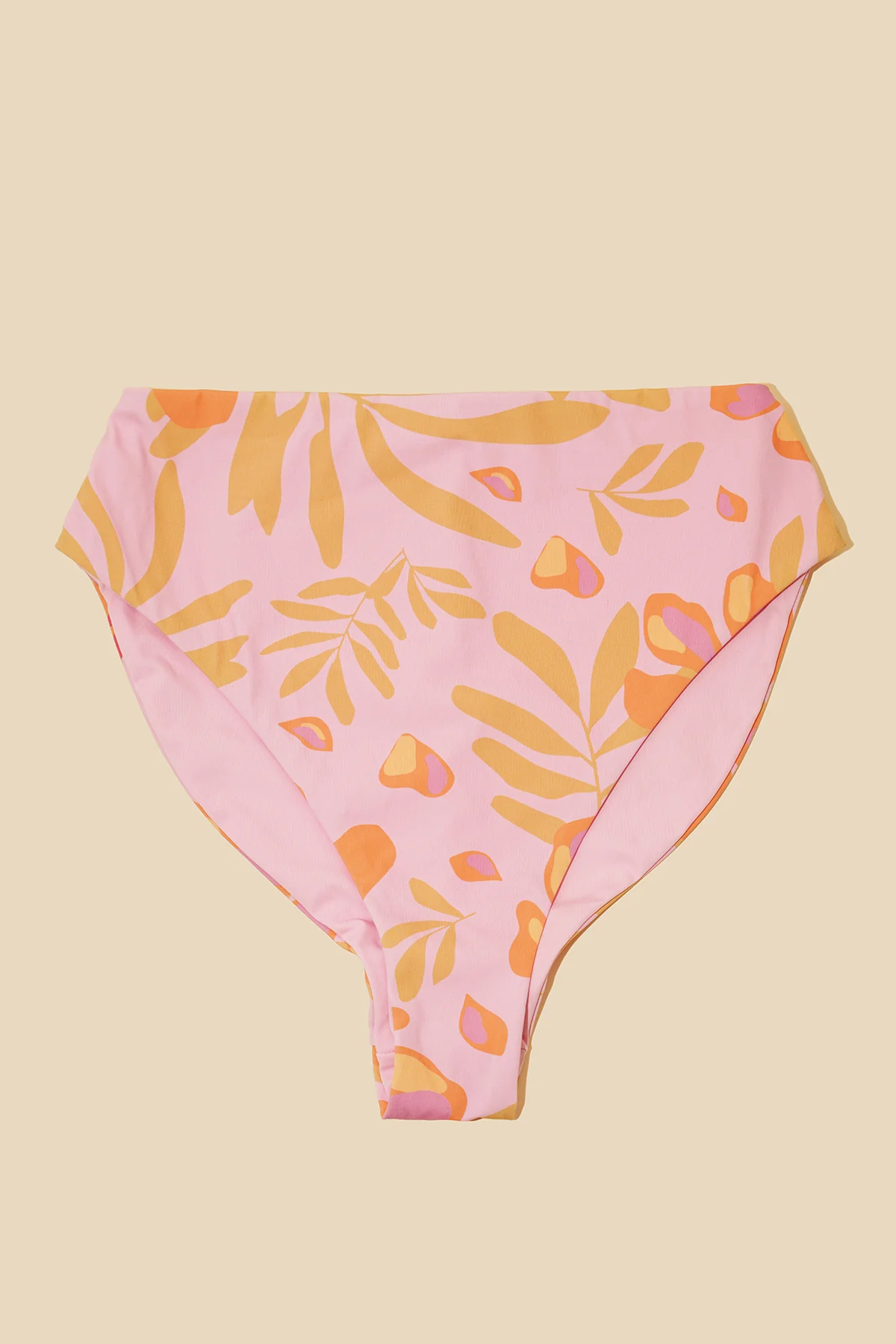 High Tide Reversible Cheeky Bikini Bottom - Pink Tropics - Image 8