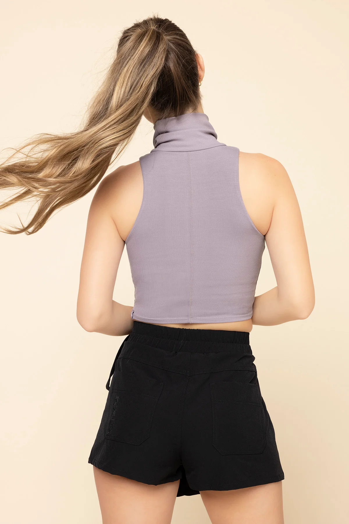 I Feel Cute Crop Top - Dusty Mauve - Image 5