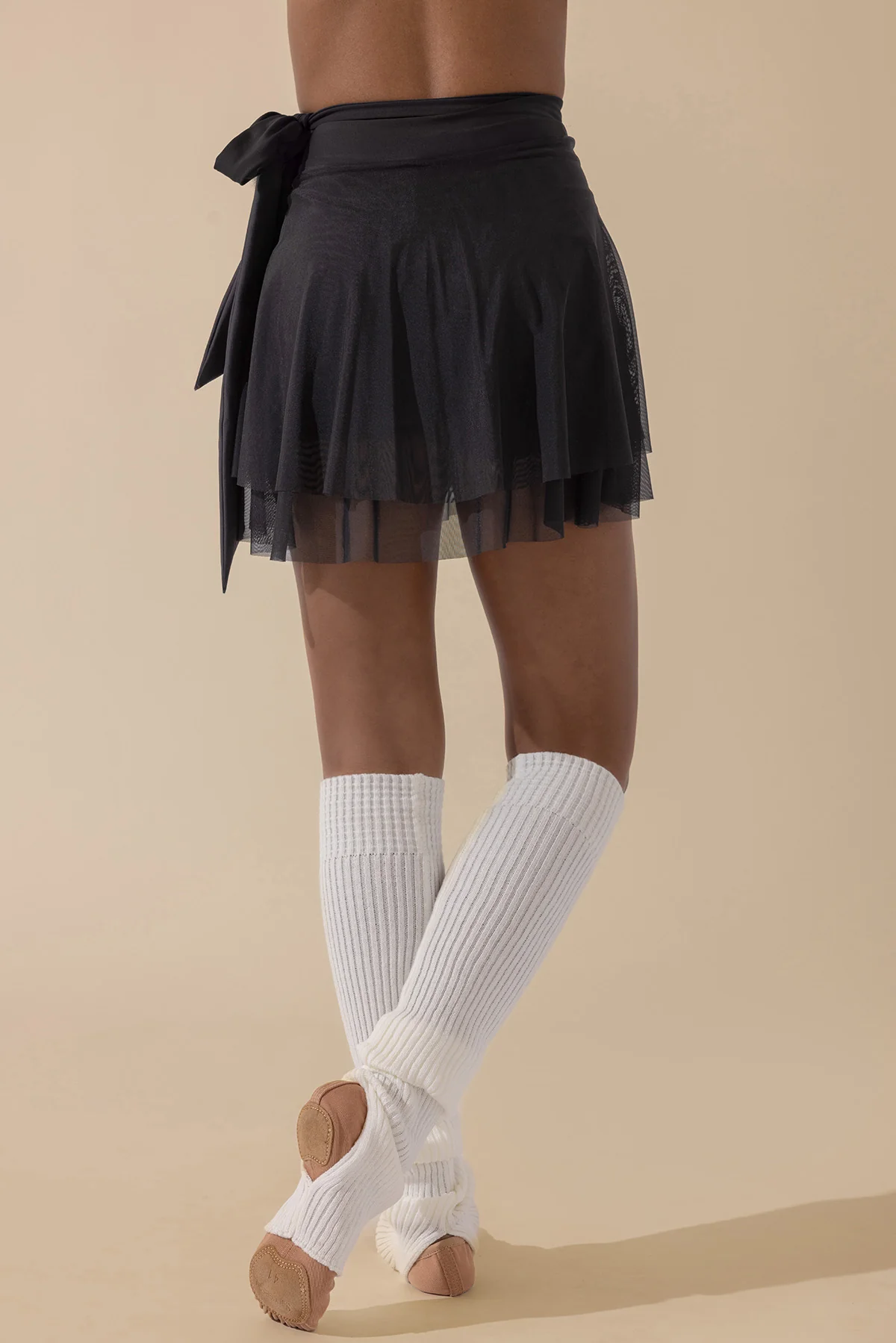 Juliet Wrap Skort - Black - Image 3
