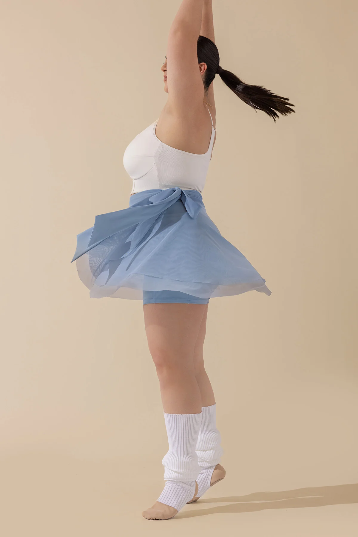 Juliet Wrap Skort - Blue Storm - Image 3
