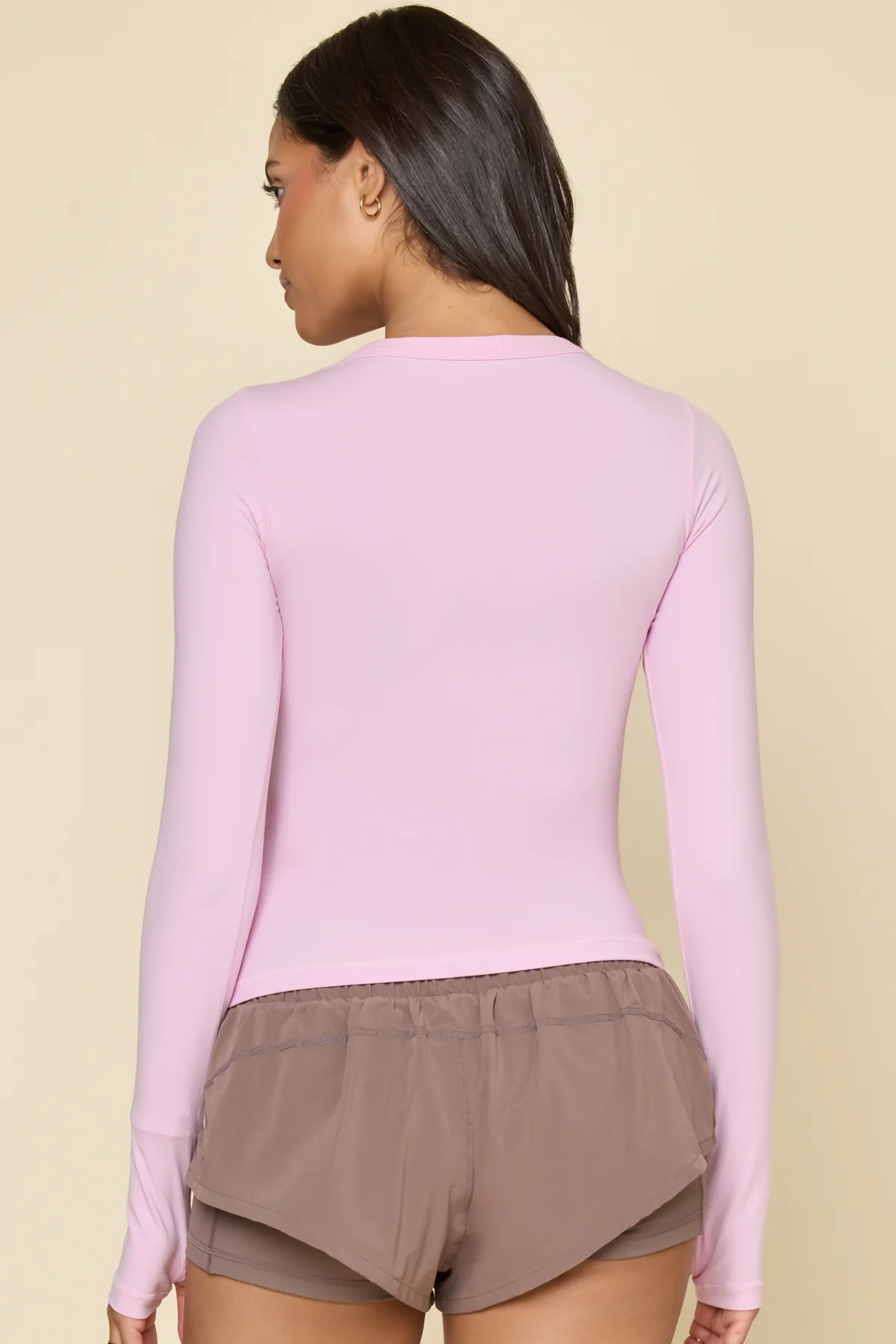 Call Me Baby Long Sleeve Top - Bubblegum - Image 4