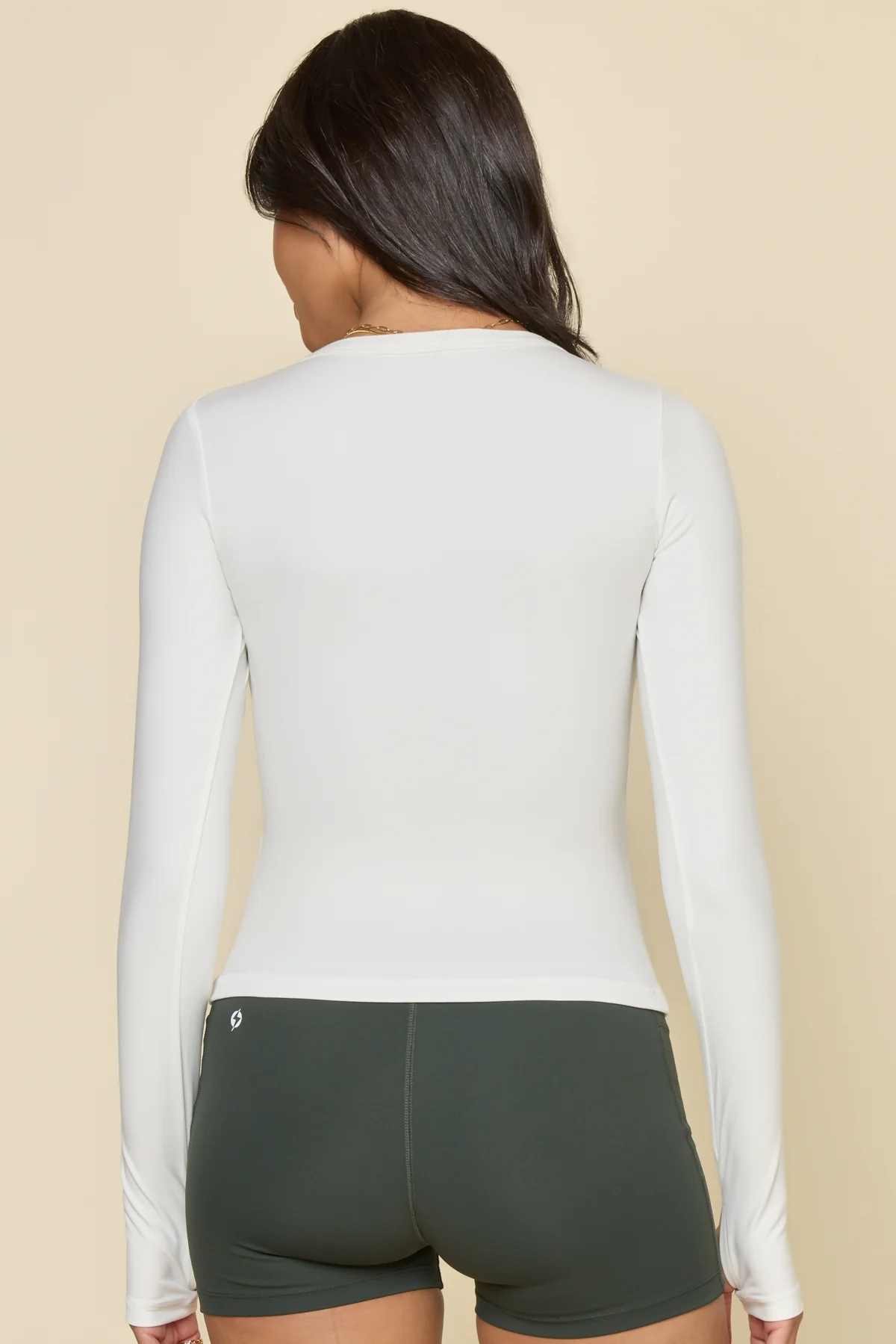 Call Me Baby Long Sleeve Top - White - Image 5