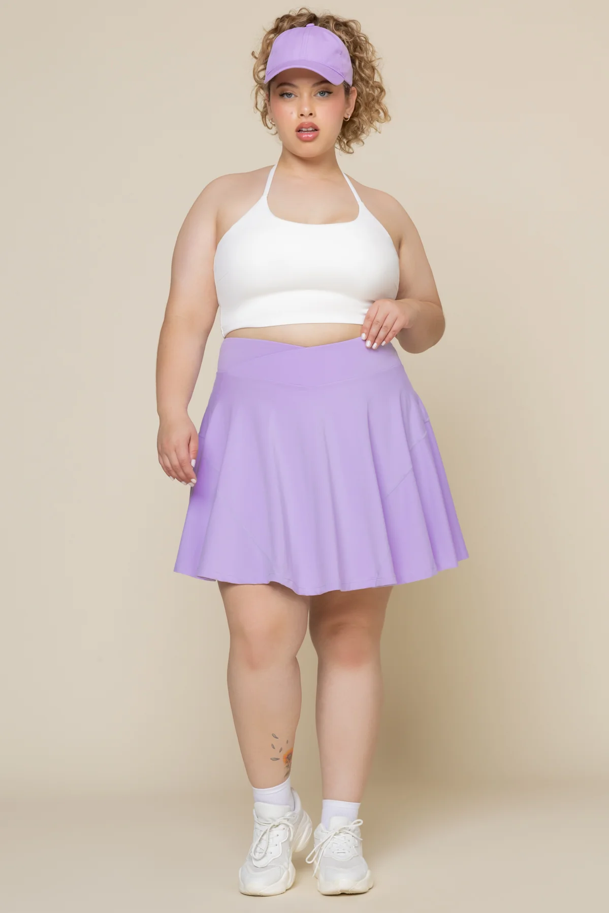 Crisscross Hourglass® Twirl Skort (Longer) - Digital Lavender - Image 8