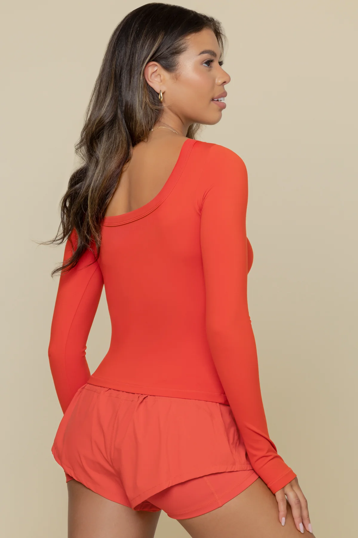 Your Favorite Reversible Long Sleeve Top - Cayenne - Image 7
