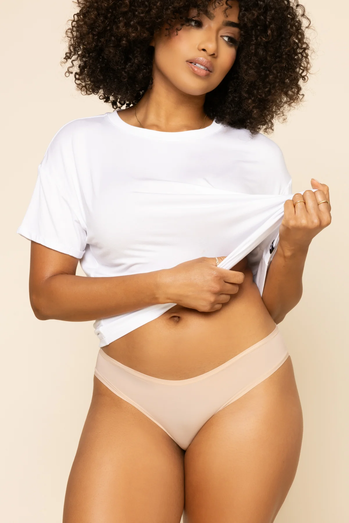 Next to Nothing Cheeky Panty - Rose Beige - Image 3