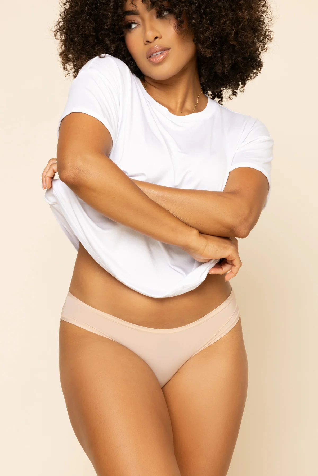 Next to Nothing Cheeky Panty - Rose Beige - Image 6