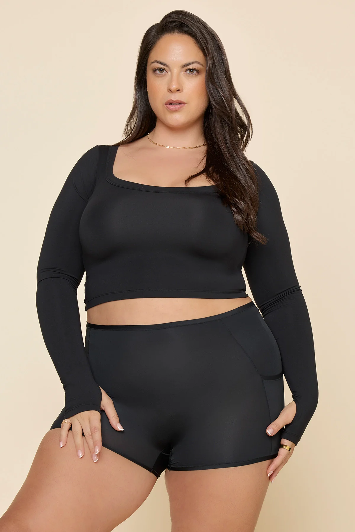 Next to Nothing Girlshort Panty with Pockets - Black - Image 6