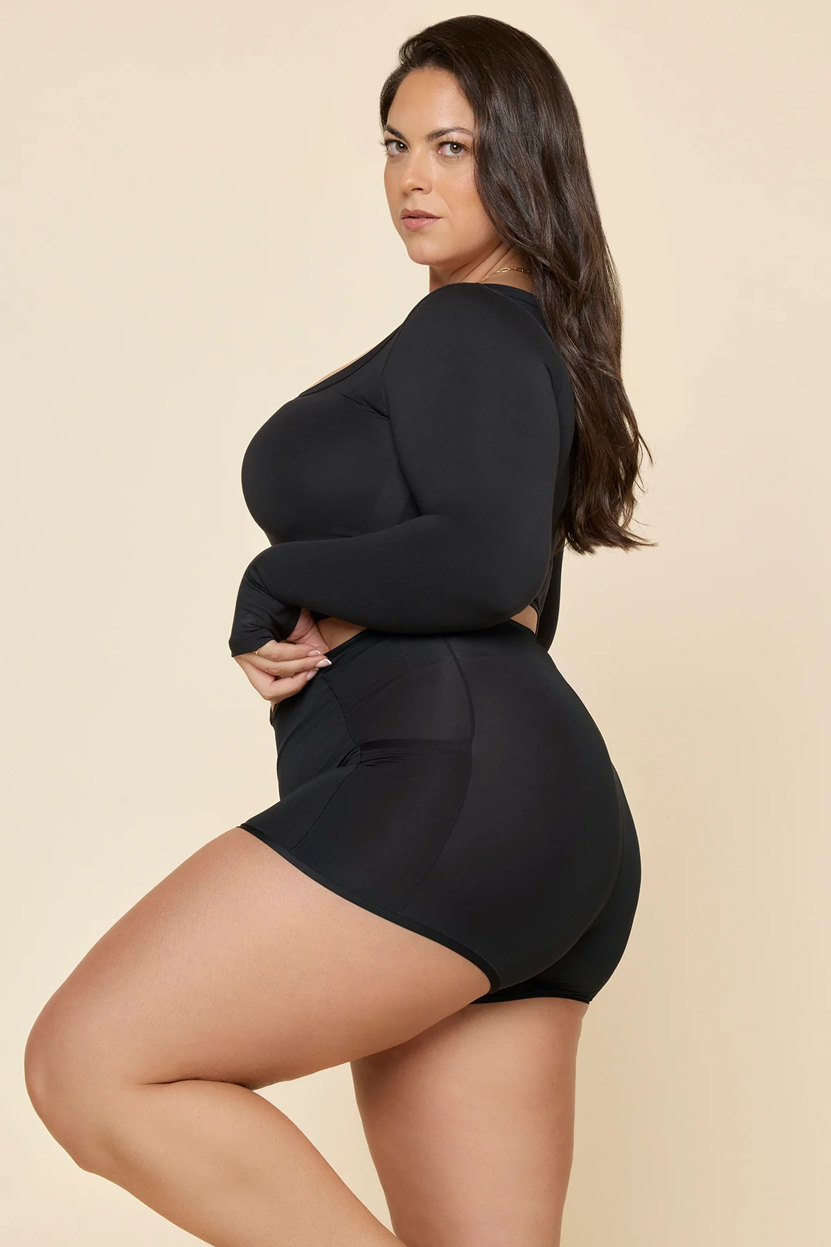 Next to Nothing Girlshort Panty with Pockets - Black - Image 7
