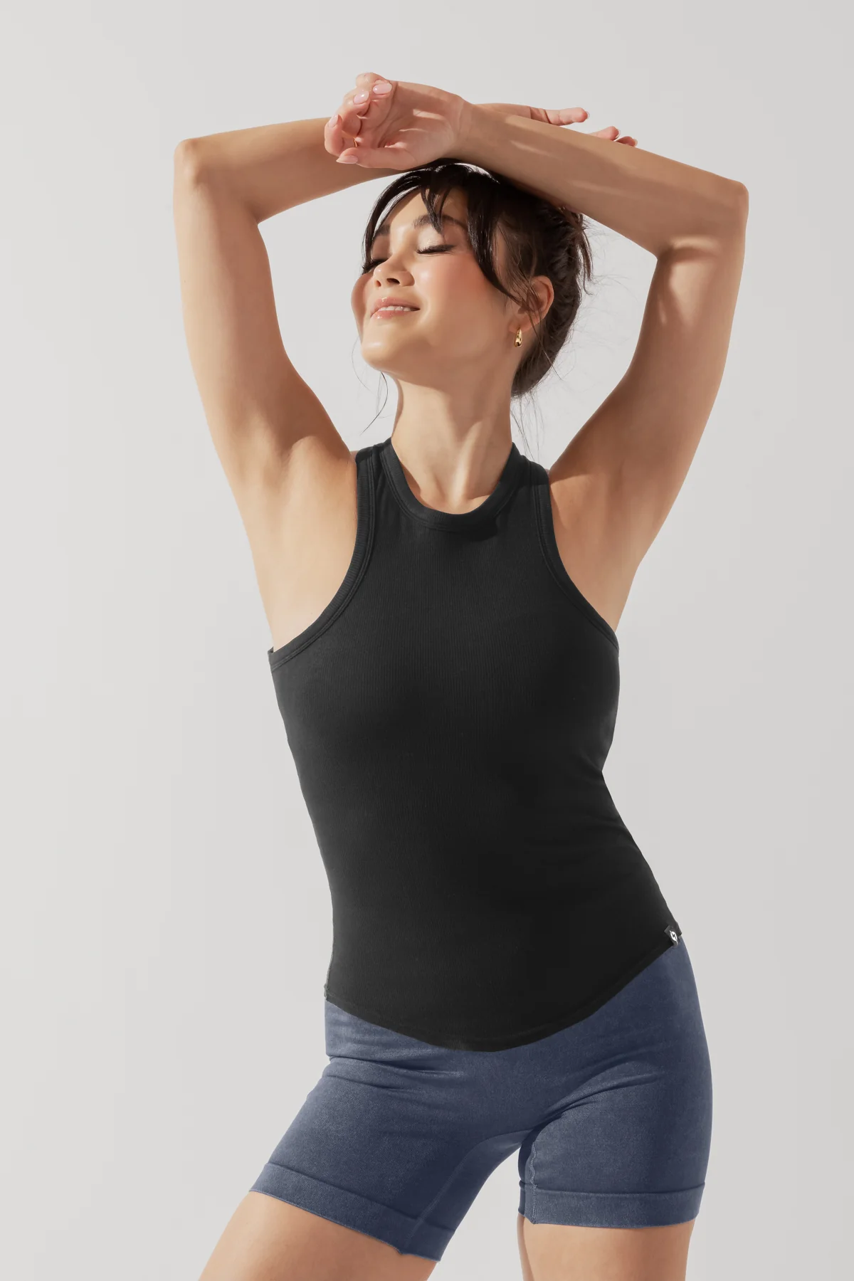 Not Your Typical Tank (Built-in Bra) - Black - Image 2
