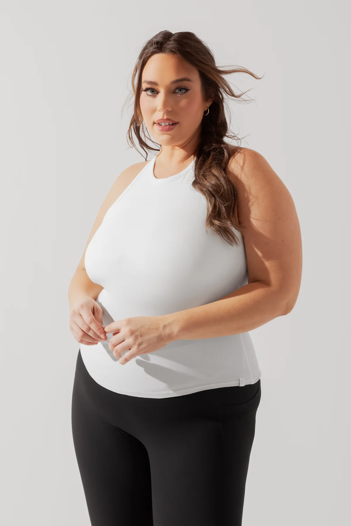Not Your Typical Tank (Built-in Bra) - White - Image 8