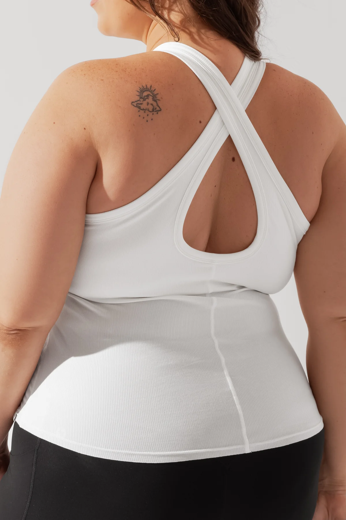 Not Your Typical Tank (Built-in Bra) - White - Image 9