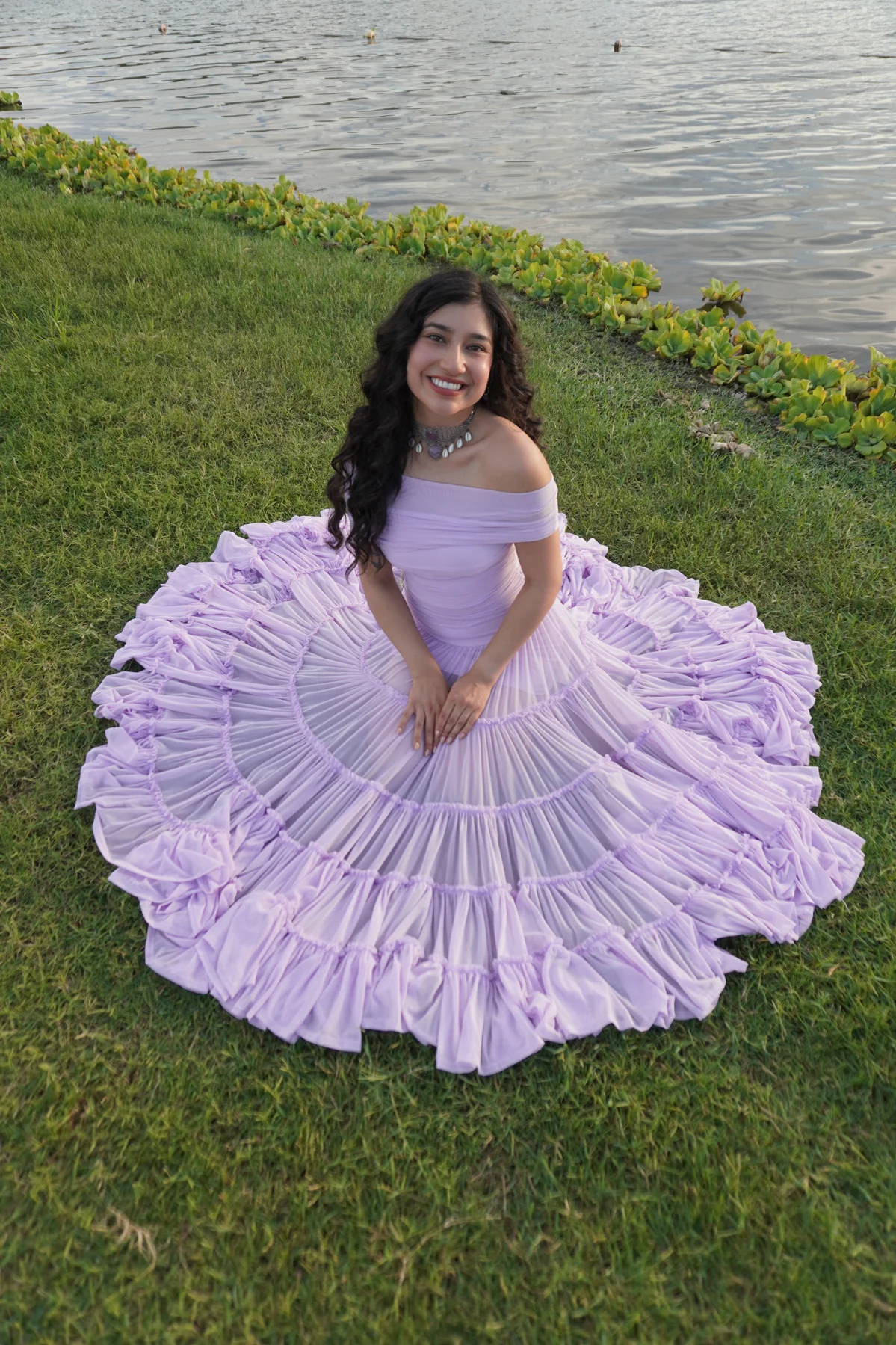 Off the Shoulder Tiered Gown by TransformationsbyTracy - Pattern Only - Image 3