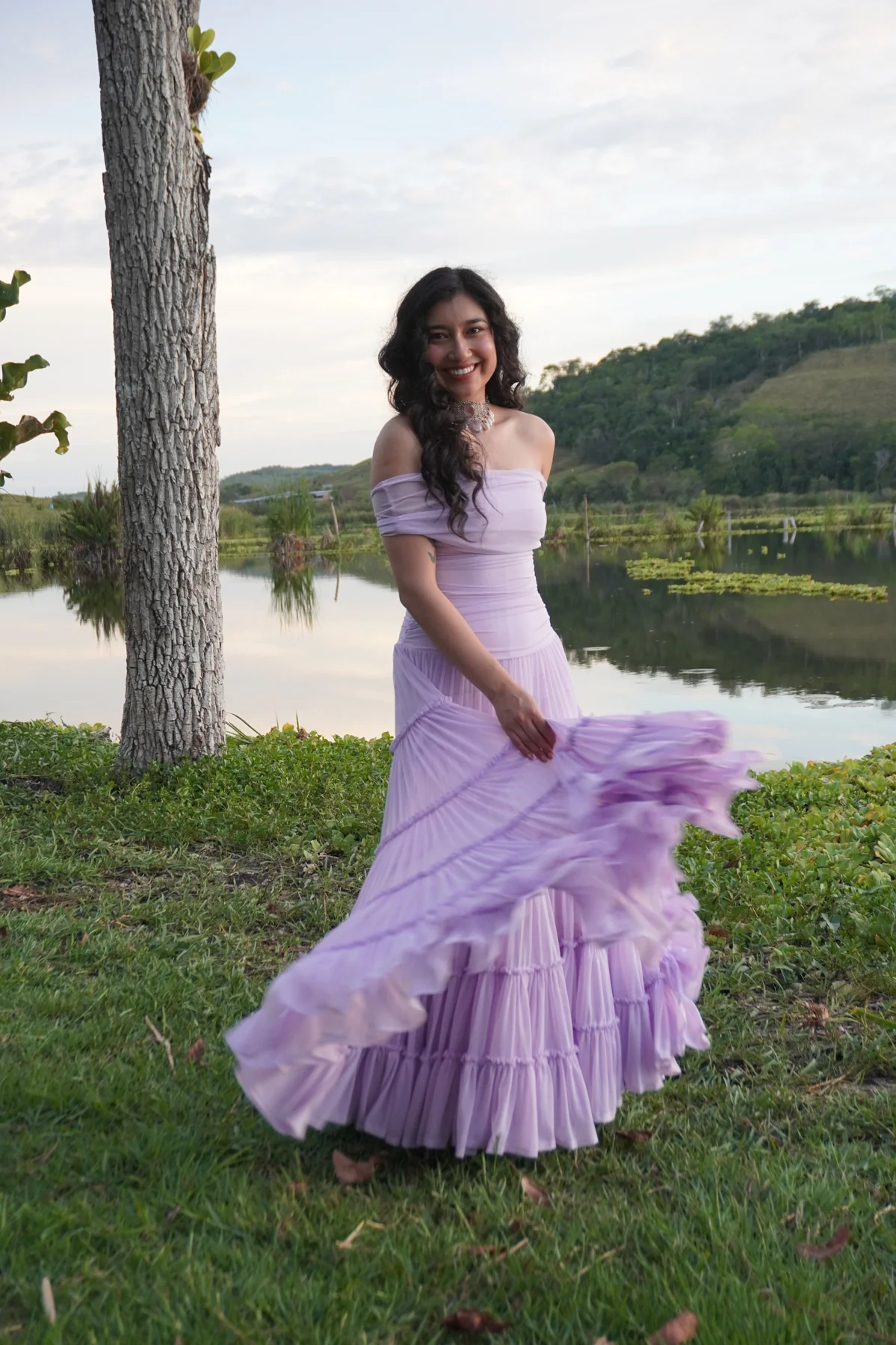 Off the Shoulder Tiered Gown by TransformationsbyTracy - Pattern Only - Image 7