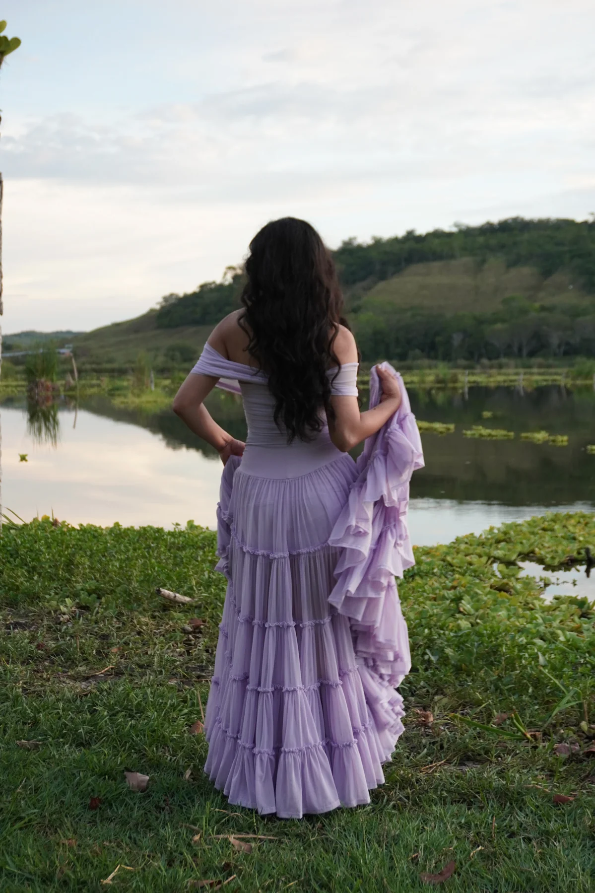 Off the Shoulder Tiered Gown by TransformationsbyTracy - Pattern Only - Image 9