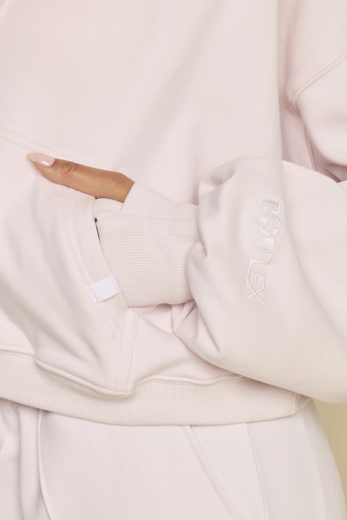 Ooey Gooey Crop Half Zip - Pink Ice - Image 4
