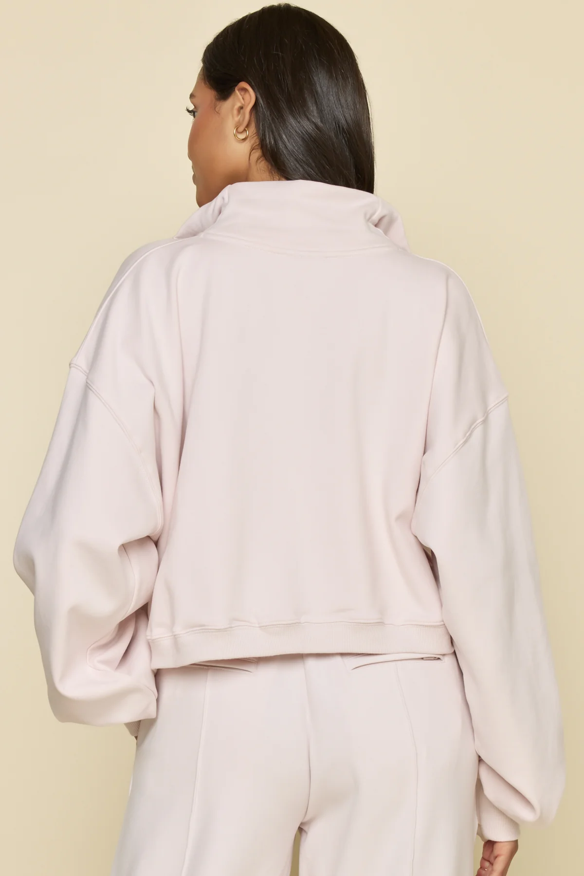 Ooey Gooey Crop Half Zip - Pink Ice - Image 5