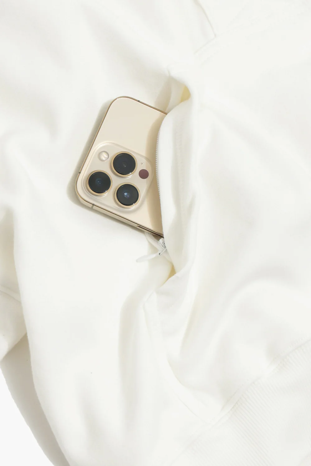 Ooey Gooey Half Zip Sweater - Almond Milk - Image 11