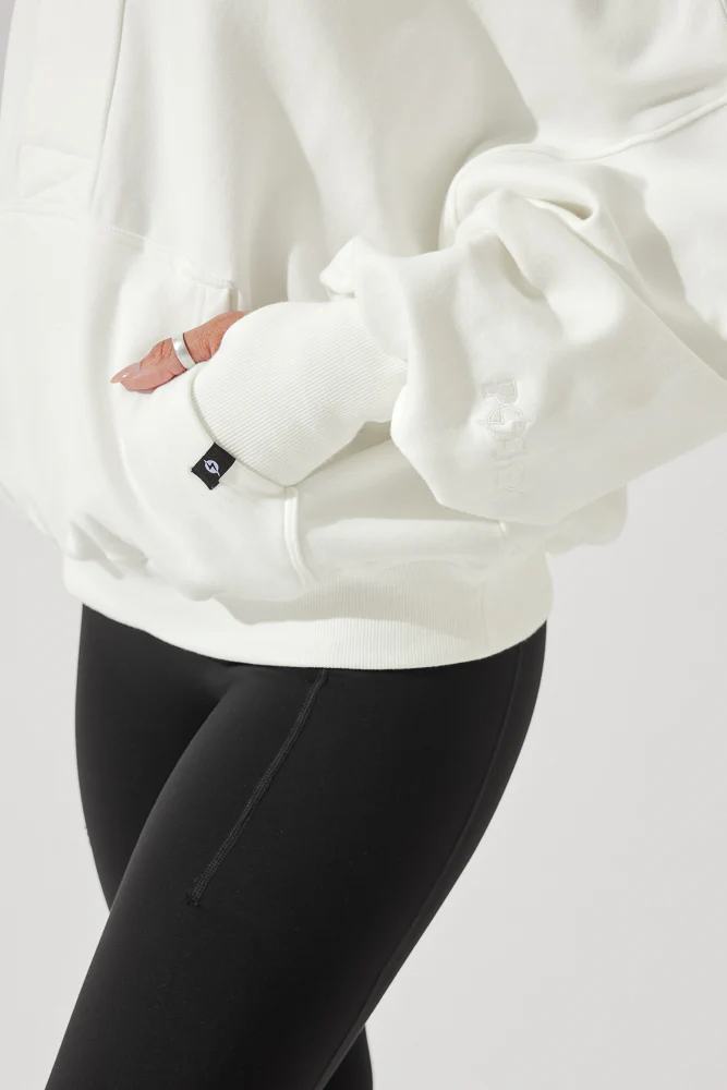 Ooey Gooey Half Zip Sweater - Almond Milk - Image 5