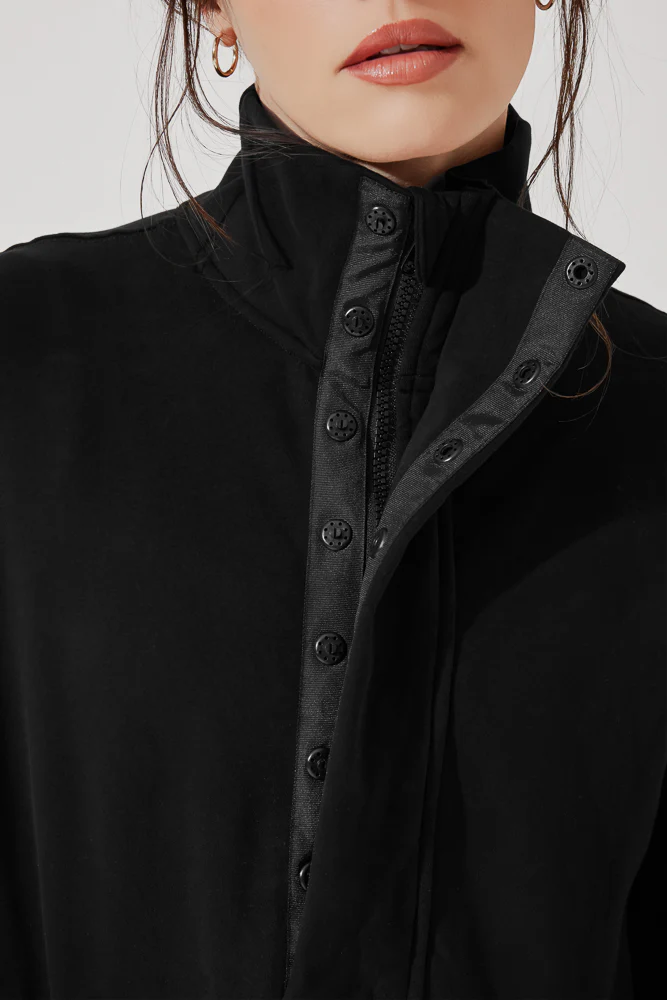 Ooey Gooey Half Zip Sweater - Black - Image 11