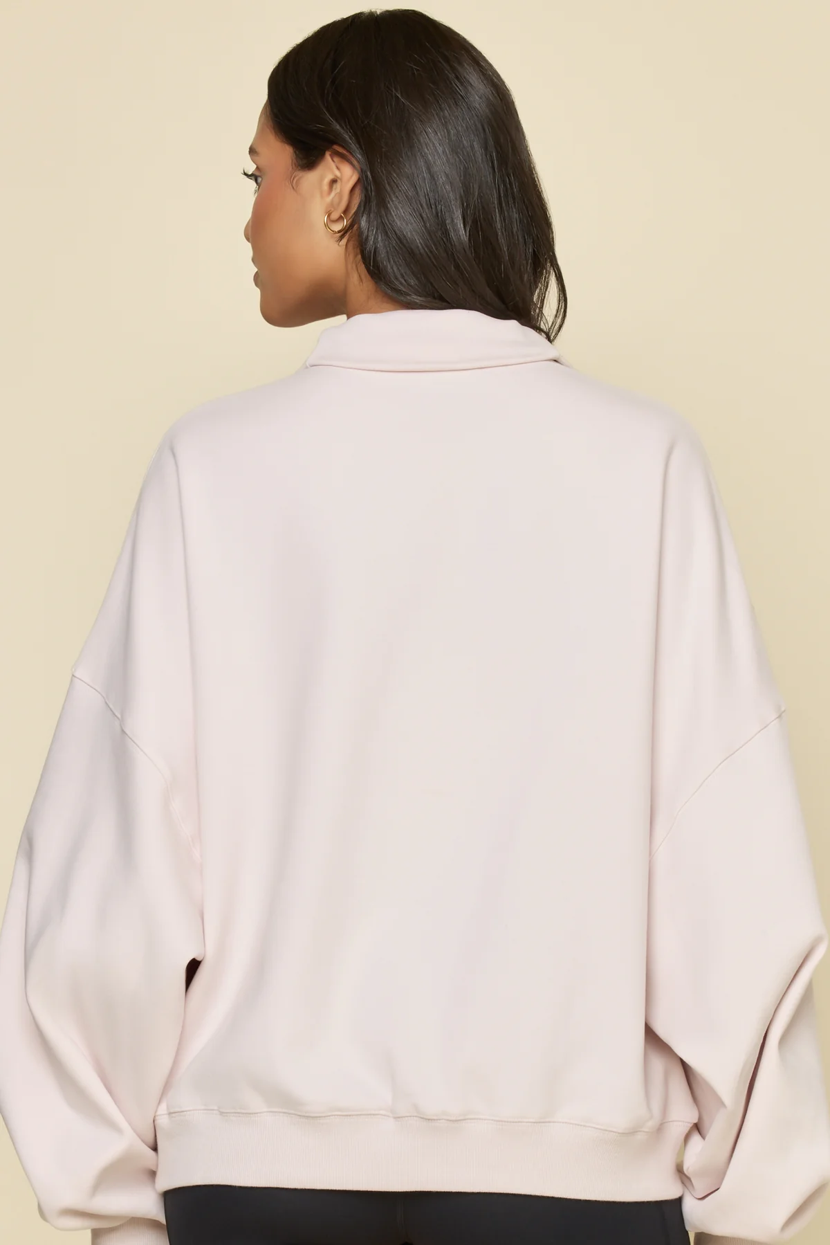 Ooey Gooey Half Zip Sweater - Pink Ice - Image 6