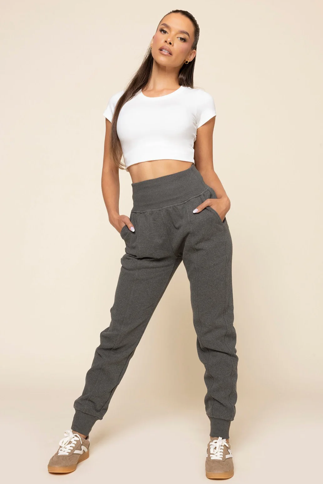 Ooey Gooey Jogger - Charcoal Heather - Image 4