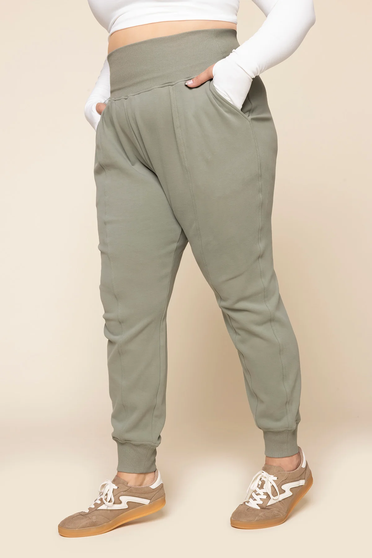 Ooey Gooey Jogger - Light Sage - Image 2