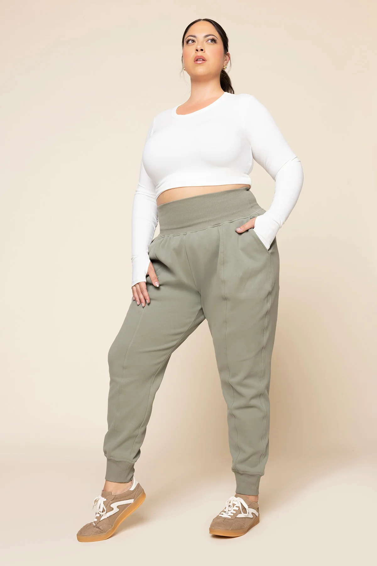 Ooey Gooey Jogger - Light Sage - Image 3