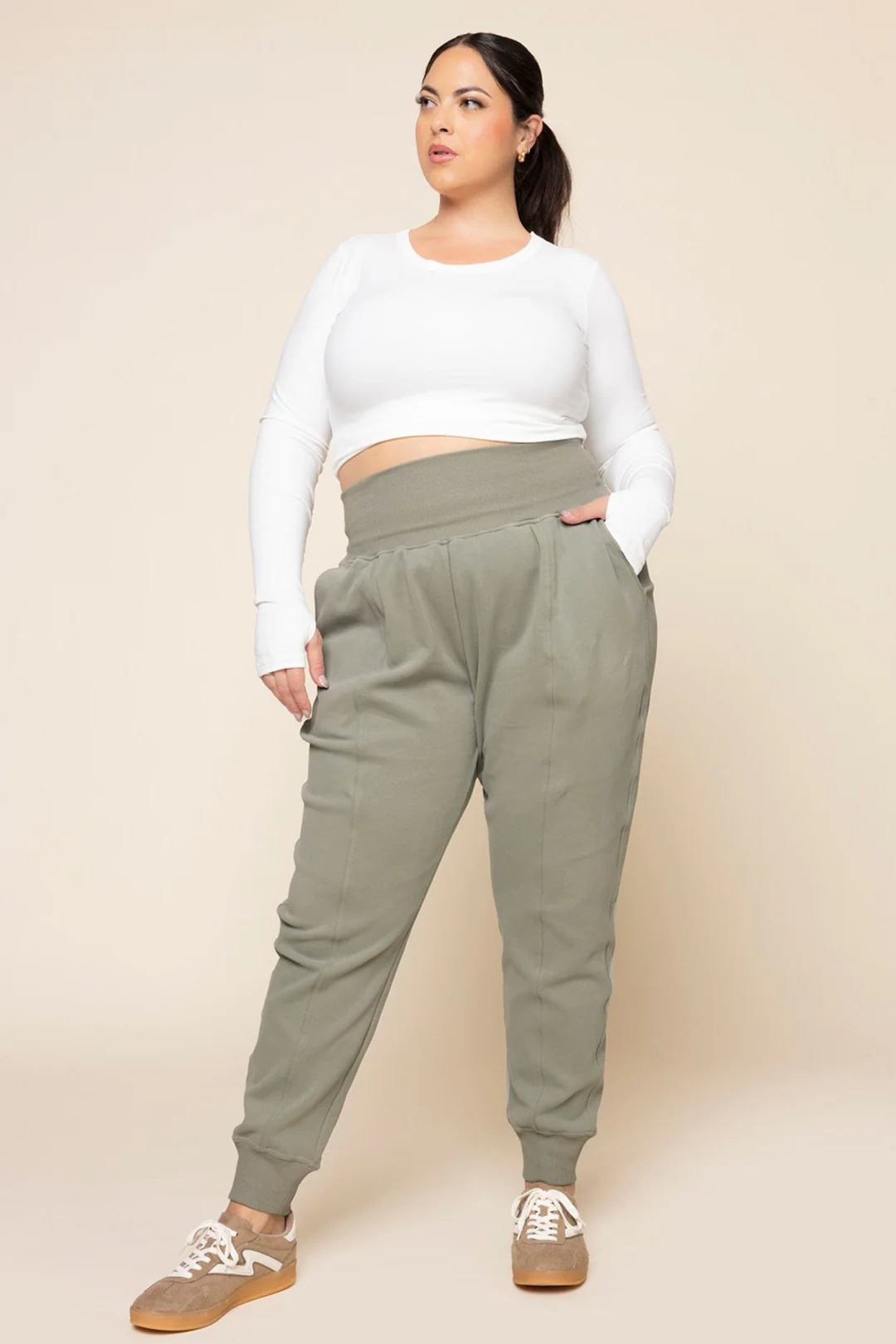 Ooey Gooey Jogger - Light Sage - Image 8