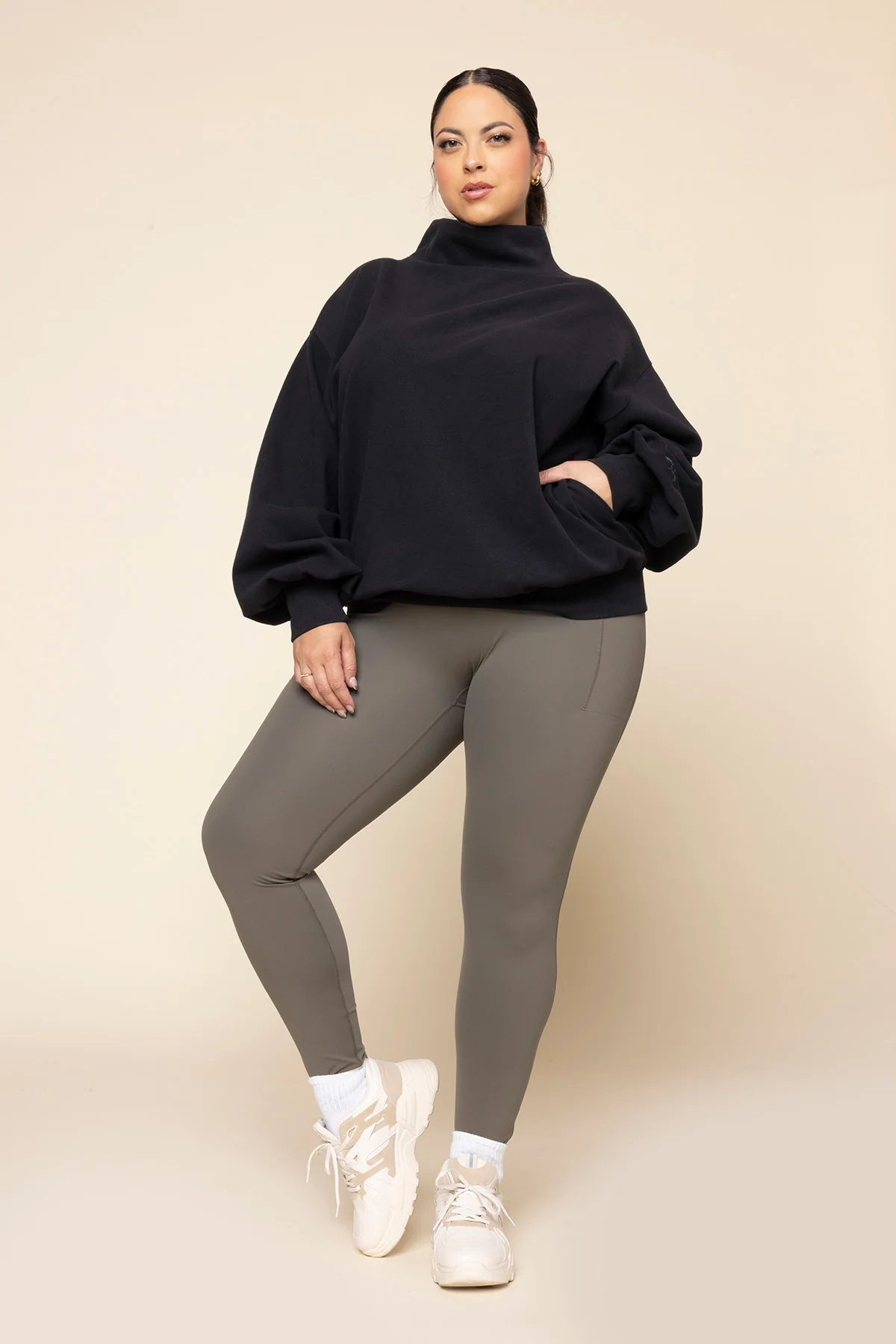 Ooey Gooey Mockneck Sweatshirt - Black - Image 6