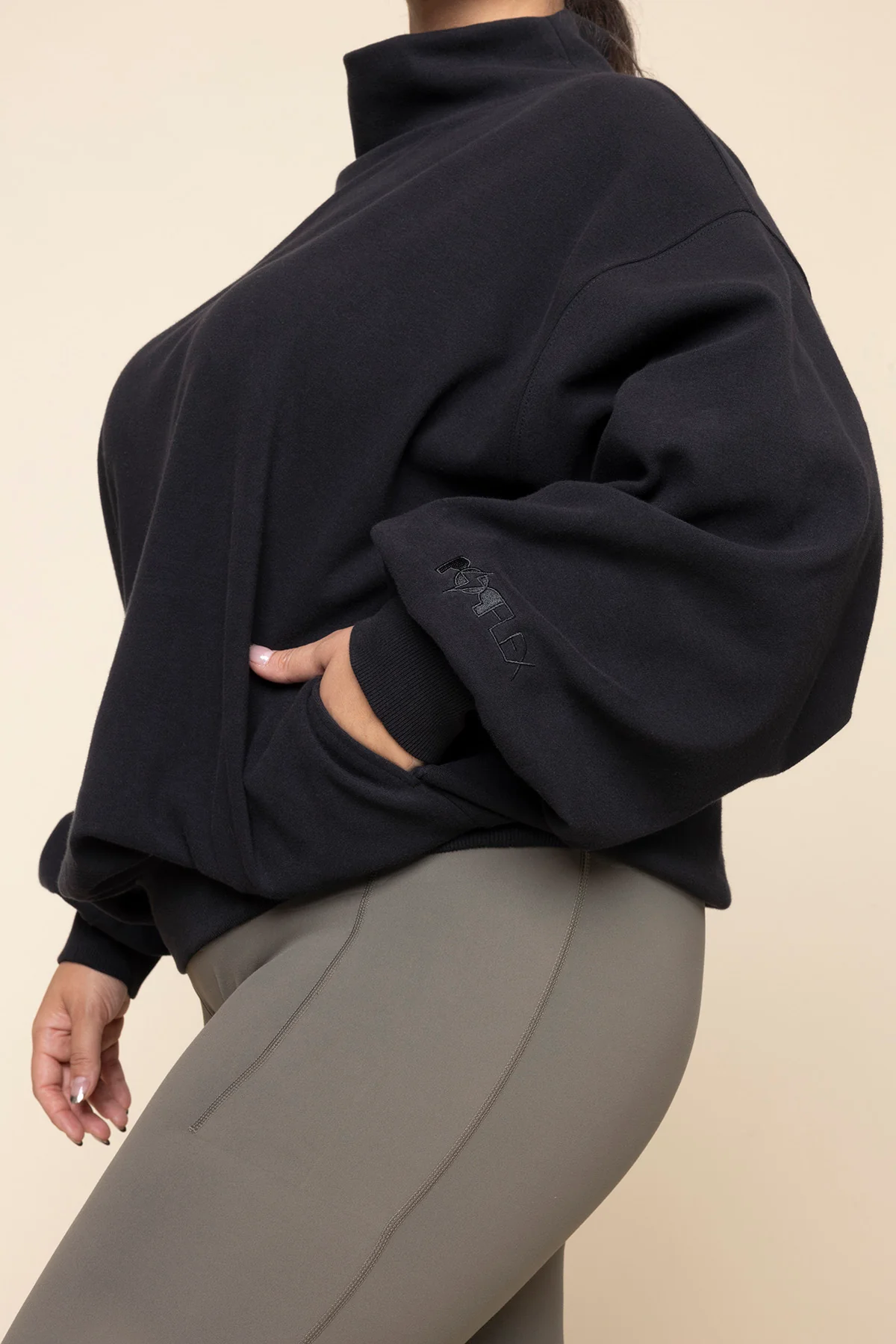 Ooey Gooey Mockneck Sweatshirt - Black - Image 7