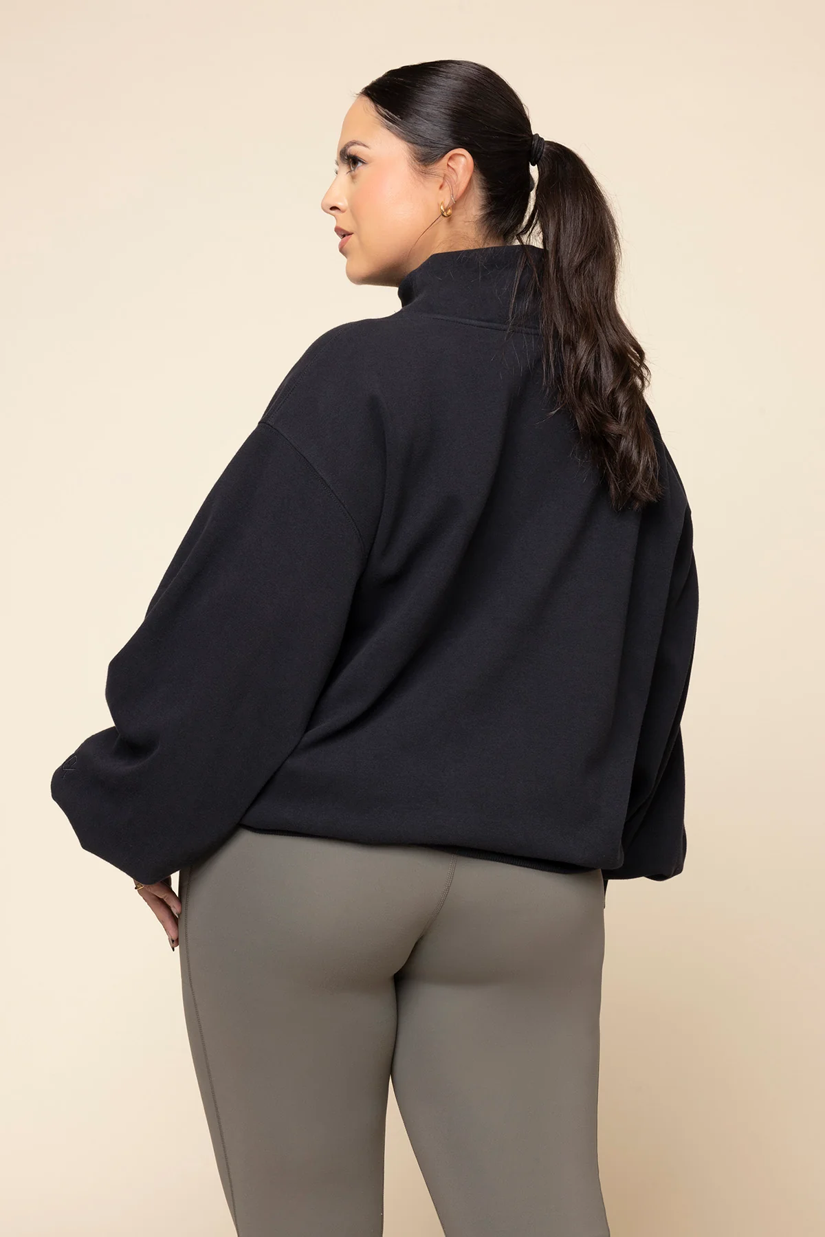 Ooey Gooey Mockneck Sweatshirt - Black - Image 8